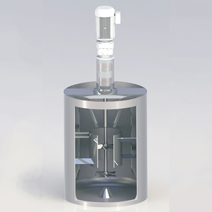 Ba lưỡi 4 trục cánh quạt đúc tùy chỉnh liên tục trộn Lưỡi mái chèo đôi cánh khuấy trục khuấy - Product Image 5