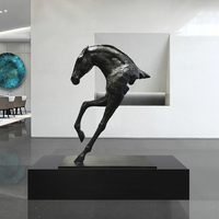Dali grand cheval de luxe, accessoires de décoration Antique, décoration de maison pour hôtel, hall