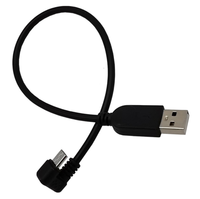 U kabel ekstensi Data tipe 90 derajat, kabel ekstensi Data Tablet ponsel Game Android kepang cepat 5pin