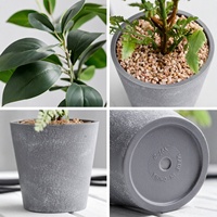 Plante en pot en céramique tressée artificielle de style nordique, inspirée d'Instagram, pour décoration de Thanksgiving, salon, bureau, intérieur