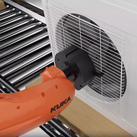 Robot industriel KUKA KR12 R1450-3 HW, bras robotique haute précision pour la manutention et l'assemblage en station de travail pour l'électronique photovoltaïque