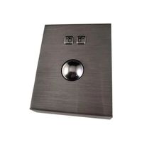 Souris à trackball industrielle filaire en métal inoxydable étanche pour ordinateur de bureau