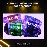 Bracelet LED Lumineux Élégant et Féminin, Étanche, Rechargeable, Idéal pour les Enseignantes – Nouvelle Collection, Vente Flash du Nouvel An