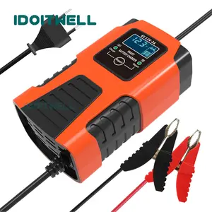 Newest motorcycle battery charger 6V 12V 2A Universal Automatic Pulse Repair battery charger for 6V 12V lead acid battery