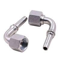 Nouvelle raccord de couplage coudé femelle JIC forgé 26791-08-06W pour raccord de tuyau hydraulique à sertir