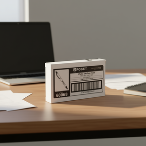 Stylo à bille Foset Pluma-fo, accessoire d'écriture, rechargeable, paquet de 12 pièces, design unique pour le bureau et l'école, modèle PLUMA- - Product Image 2