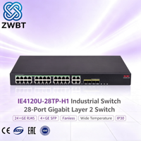 Commutateur LAN H3C IE4120U-28TP-H1 28 ports couche 3 POE SNMP QoS 100 Mbps en stock