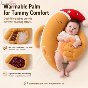 Almohada de luna de peluche relajante <span class=keywords><strong>para</strong></span> <span class=keywords><strong>bebés</strong></span> recién nacidos, con <span class=keywords><strong>música</strong></span>, compañero <span class=keywords><strong>para</strong></span> <span class=keywords><strong>dormir</strong></span>, calentador de vientre, juguete cómodo, regalo <span class=keywords><strong>para</strong></span> <span class=keywords><strong>bebés</strong></span> - Product Image 4