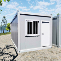 Panneau "sandwich" en acier modulaire de 20 pieds pour portes mobiles en bois détachable pour hôtels extérieurs maisons bureaux
