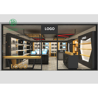 Conception de décoration de magasin d'ordinateurs, d'ordinateurs portables et d'ordinateurs électroniques en bois personnalisés Pioneer