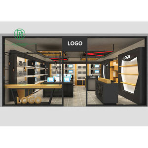 先锋定制木制电子笔记本电脑陈列室电脑店装饰设计 - Product Image 5