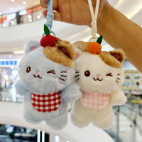 En gros : Bib Cat Fruit, Ornement suspendu, Jouets en peluche mignons, Accessoires de sac en forme d'animaux en peluche, Poupées, Porte-clés en peluche mignons, Cadeau pour enfants