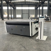 Meja Pemotong Busa Digital TC CNC dengan Pisau Getar untuk Busa EVA dan Lembaran Karet Lembaran PVC Pemotong Flatbed Digital CE