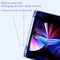Kablosuz klavye durumda iPad için Touchpad ile 9 10.2 inç 9th nesil kılıf klavye fare ile