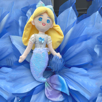 Jouets en peluche sirène personnalisés pour enfants, cadeaux pour filles, peluches sirènes, peluche de muneca sirena