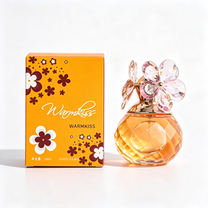 Profumo da Donna Eau De Parfum in Flacone di Vetro Rotondo con Tappo Multicristallino, Fragranza Floreale e Fruttata, Spray per Signore - Product Image 4