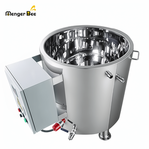 Nouveau Cuve de traitement du miel en acier inoxydable de qualité alimentaire 150L, à double chauffage, pour l'apiculture, Menger Bee, Garantie 1 an - Product Image 3