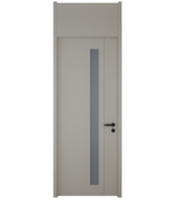 Pintu Tahan Api ODIN 6 Panel Embossed Hollow Fire Rated Komersial Rumah Sakit Modern