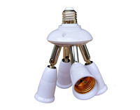 3/4/5 Tête Universelle E27 à E27 Splitter Base de Lampe Rotation à 180 Degrés Tube LED Ampoule Extension Support de Lampe