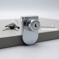 Cerradura de cajón de hierro de aleación de Zinc 138 para oficina, gimnasio, accesorio, cerradura de buzón, escritorio de ordenador de vidrio