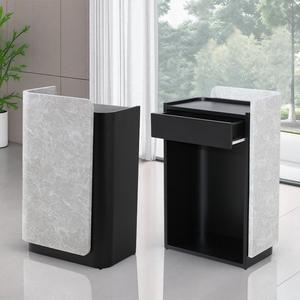 Hiện đại mô hình bằng đá cẩm thạch thép không gỉ bài giảng bảng khách sạn chào đón bảng trung tâm mua bàn tư vấn đơn giản bàn phong cách - Product Image 1