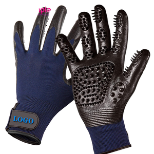 Guante de Aseo de Silicona para Baño de Mascotas, Pulverizador de Ducha de Masaje, Cepillo Removedor de Pelo para Lavado y Aseo de Mascotas, Guantes para Masaje - Product Image 1