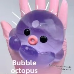 Nouveau Jouet Sensoriel Anti-Stress TikTok en Forme de Pieuvre Effet Boue à Presser, à Bulles et à Rebond Lent, pour Soulager la Colère et la Tension - Product Image 5