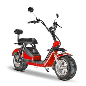 전기 오토바이 새로운 전기 스쿠터 강력한 성인 eu 창고 citycoco 1500w 60v 20ah 배터리 전자 스쿠터