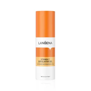 Натуральный отбеливающий увлажняющий отшелушивающий гель LANBENA с витамином C для глубокого очищения кожи
