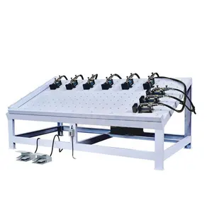 Kitchen cabinet hydraulic woodworking assembly machine