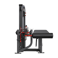 Machine à flexions de jambes réglable en acier pour la musculation et l'entraînement physique avec pile de poids de 160 kg - Usage commercial