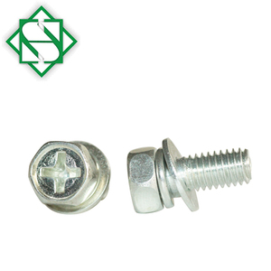 Shantou Hongsheng Phillips Đầu Hex <span class=keywords><strong>M5</strong></span> X 12Mm SEMS Phẳng/Tách Máy Giặt <span class=keywords><strong>Bolt</strong></span> - Product Image 2