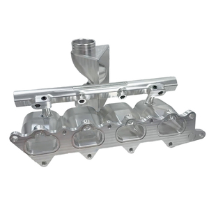 ท่อร่วมไอดีอะลูมิเนียมกลึง CNC สำหรับชิ้นส่วนเครื่องยนต์รถแข่ง ผลิตด้วยความแม่นยำ 5 แกน - Product Image 5