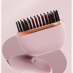 Cepillo Eléctrico Alisador de Cabello con Control de Botones 160-200 ° Herramienta Profesional para Cabello <span class=keywords><strong>Afro</strong></span> - Product Image 1