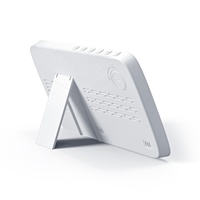 Fournisseur doré d'Alibaba, chargeur sans fil de réveil numérique 4 en 1 multifonctionnel OEM 15W avec affichage de la température par LED