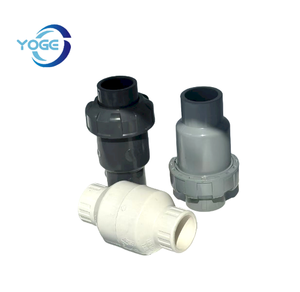योज yg05001 उच्च गुणवत्ता वर्ग <span class=keywords><strong>pvc</strong></span> ऊपर स्विंग चेक वाल्व पानी की आपूर्ति के लिए उच्च दबाव एनीसी गोंद सॉकेट - Product Image 3