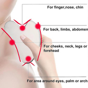 Biểu Tượng Tùy Chỉnh Mặt Cạo Cơ Thể Guasha Massage Công Cụ 304 Thép Không Gỉ Kim Loại Mặt Gua SHA Hội Đồng Quản Trị - Product Image 5