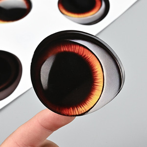 Wei Hao Custom <b>Round</b> PVC Epoxy Resin <b>Stickers</b> UV Printing Self Adhesive <b>Labels</b> For Promotional Use - Product Image 1