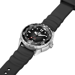 Orologio da Polso North Edge TRITON di Lusso a Energia Solare, Quarzo, Sportivo, Impermeabile 300m, per Immersioni Profonde, con Cinturino in Silicone per <span class=keywords><strong>Uomo</strong></span> - Product Image 5