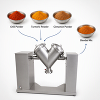 Mélangeur en V en acier inoxydable pour granulés, machine de mélange pour sucre, sel, amidon, farine, usage alimentaire