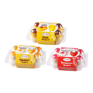 Clever Mama Snack de Pudín de Gelatina 230g con Sabor a Huevo de Caramelo Bajo en Azúcar y Grasa, Ideal para Fiestas - Product Image 3
