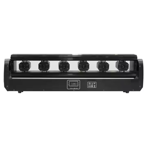 Luci a Testa Mobile Laser LED RGBW a 6 <span class=keywords><strong>Occhi</strong></span> 500mW con Controllo DMX512, Colore Rosso, Luci da Palco a Testa Mobile Laser a 6 <span class=keywords><strong>Occhi</strong></span> - Product Image 6