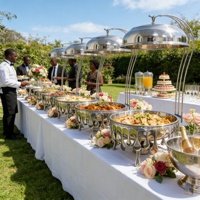 Chauffe-Plats Professionnel en Acier Inoxydable – Plats de Service de Luxe pour Buffets et Banquets – Idéal pour la Restauration Hôtelière
