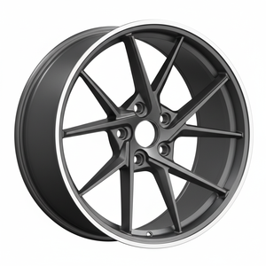 Ruedas de Alto Rendimiento en Gris Metálico con Diseño en Y - Monobloque Forjado Ultraligero para Autos Deportivos - Product Image 1