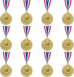 <span class=keywords><strong>Médaille</strong></span> de boxe pour femmes en plaqué <span class=keywords><strong>or</strong></span> Noble avec bordure en étoile gravée Design de boxeur féminin <span class=keywords><strong>Médaille</strong></span> de récompense sportive de haute qualité - Product Image 5