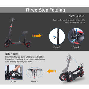 Patinete Eléctrico FREE BOY J-11 MAX, Velocidad Máxima 50 km/h, 30 °   Scooter Todoterreno con Doble Suspensión Delantera y Trasera y Asiento - Product Image 5