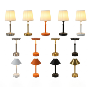 Eenvoudige decoratieve <span class=keywords><strong>lamp</strong></span> voor restaurants, draagbare mini led-<span class=keywords><strong>lamp</strong></span> op batterijen, aanraakbediening, oplaadbaar, hoogteverstelbaar tafellampje - Product Image 2