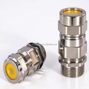 Ex đôi chống cháy nổ nén Cable gland M32 M20 M25 chống thấm nước IP66 thép không gỉ chống cháy nổ bọc thép doanh - Product Image 4