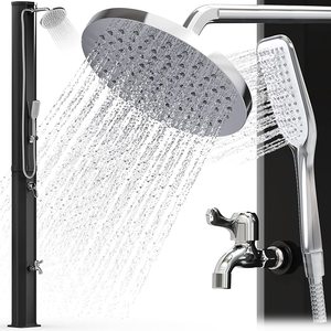 Vente flash : la nouvelle conception de douche solaire de <span class=keywords><strong>piscine</strong></span> couleur or 35L avec douchette, douche de plage, douche extérieure - Product Image 3