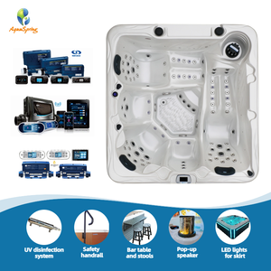 Bain à remous extérieur Aquaspring Factory, spa en acrylique pour <span class=keywords><strong>5</strong></span> <span class=keywords><strong>personnes</strong></span>, <span class=keywords><strong>jacuzzi</strong></span> extérieur, spa avec jets d'air, bain à remous extérieur - Product Image 2